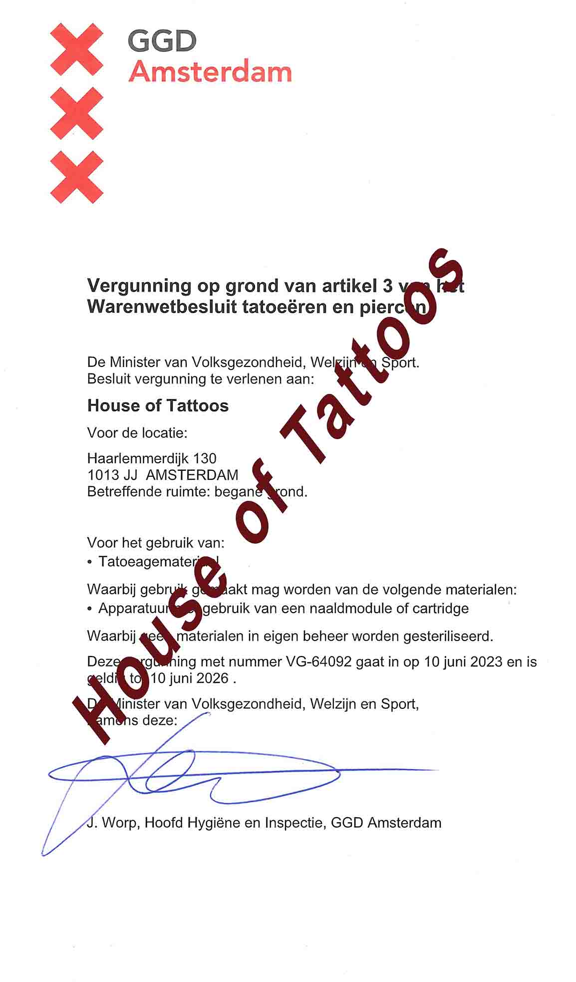 house-of-tattoos-vergunning